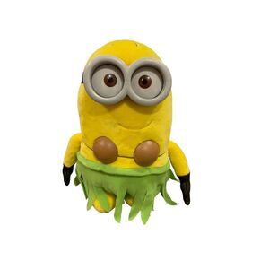 Minions Despicable Me 3 Deluxe Talking Huggable Hula Jerry Minion Plush.